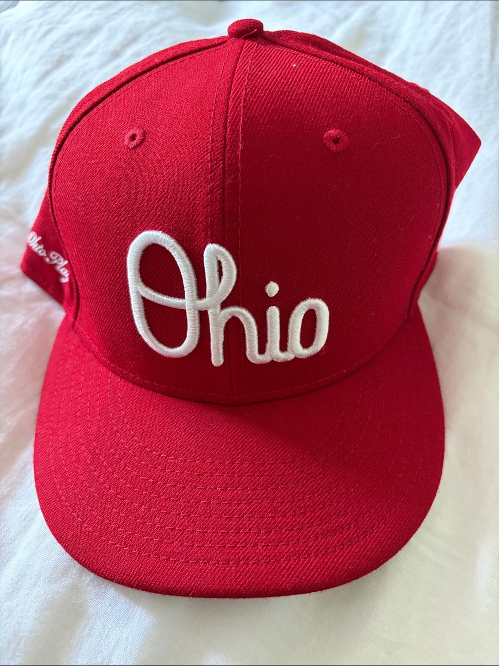 Ohio State Wool Embroidered Red Baseball Cap